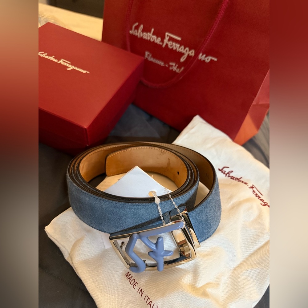 Ferragamo belt.